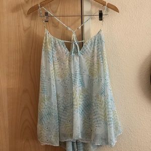 Sleeveless Peasant Blouse